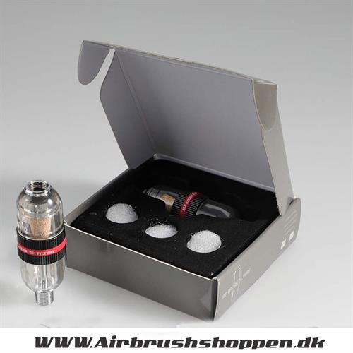 Mini vandfilter/udskiller 1/8" - 1/8" - Highend